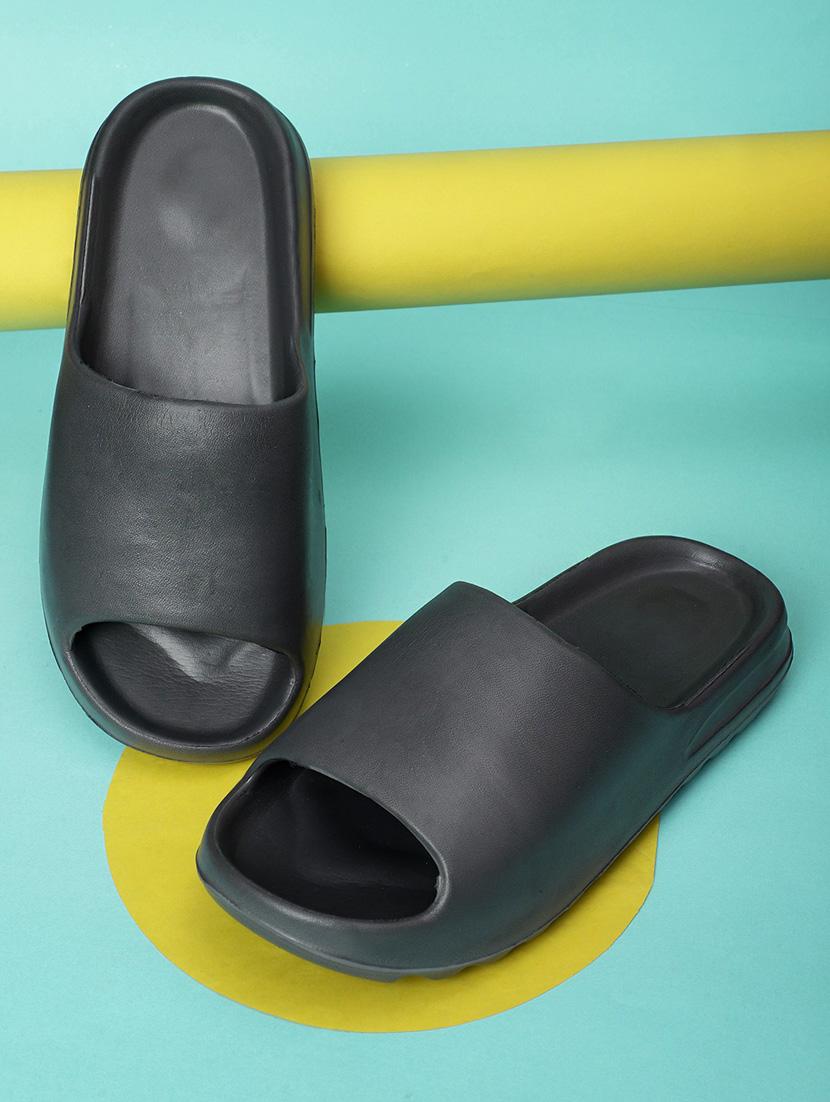 grey eva slip on flip flops - 20296815 -  Standard Image - 1