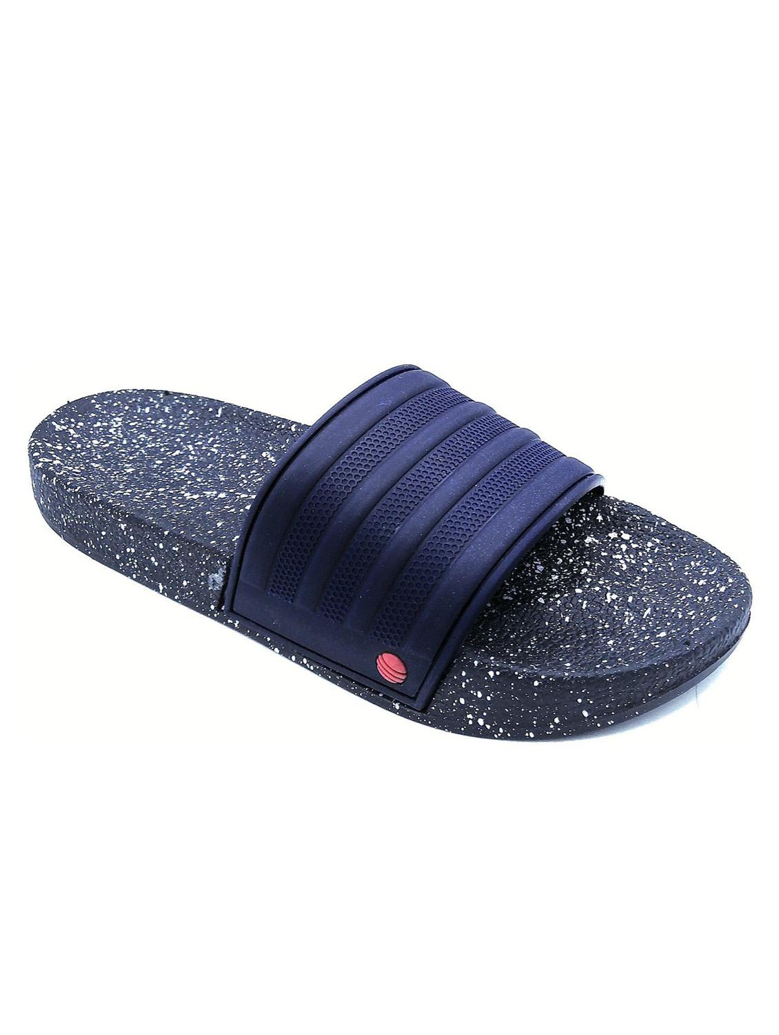 navy slip on sliders - 20296944 -  Zoom Image - 0