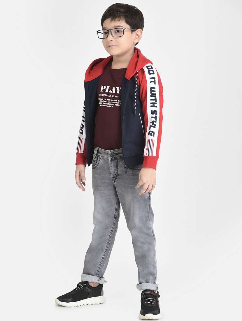 boys color block sweatshirt - 20298230 -  Standard Image - 4
