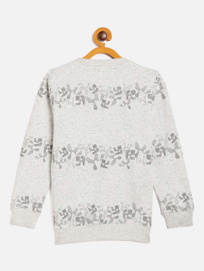 grey  graphic print regular sweatshirt - 20298278 -  Standard Image - 1