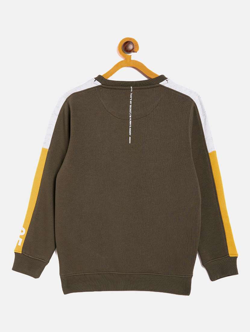 boys round neck graphic hooded sweatshirt - 20298333 -  Standard Image - 1