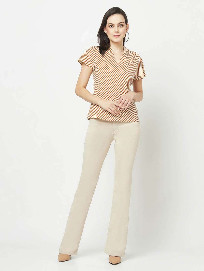 multicoloured stripes straight top - 20298841 -  Standard Image - 4