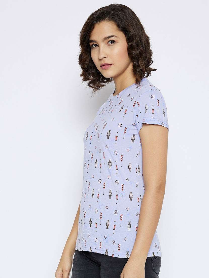 purist blue aztec print regular t-shirt - 20298867 -  Standard Image - 1