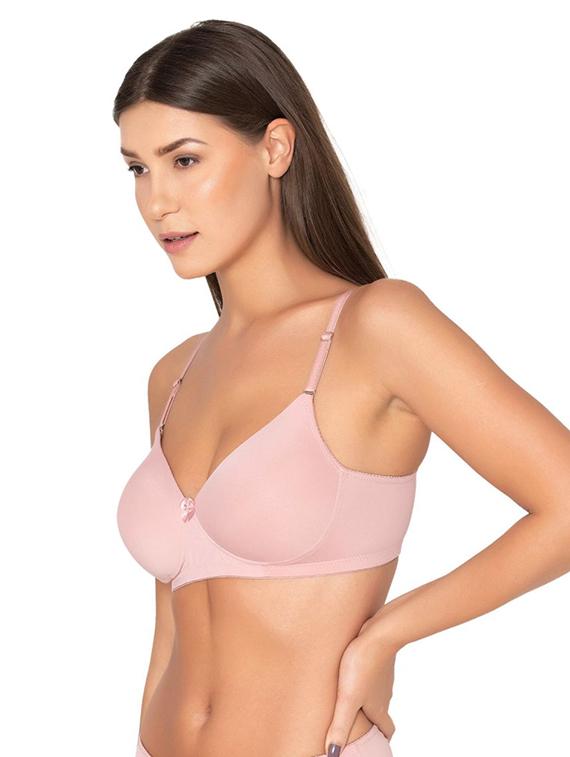 pink polyamide tshirt bra - 20299179 -  Standard Image - 1