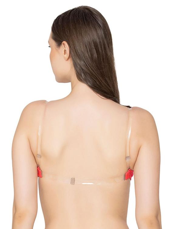 orange polyamide regular bra - 20299200 - Standard Image - 1