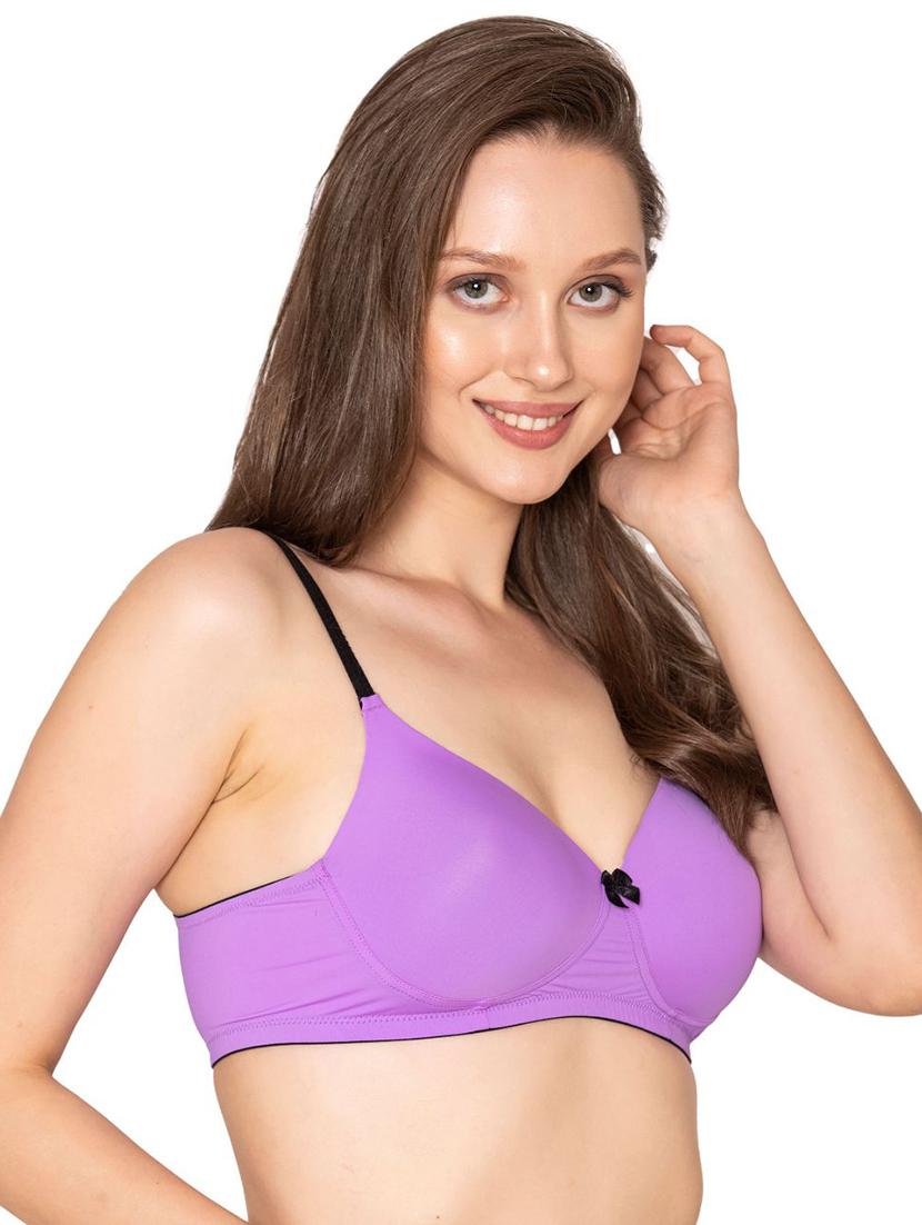 women solid t-shirt bra - 20299202 - Standard Image - 1