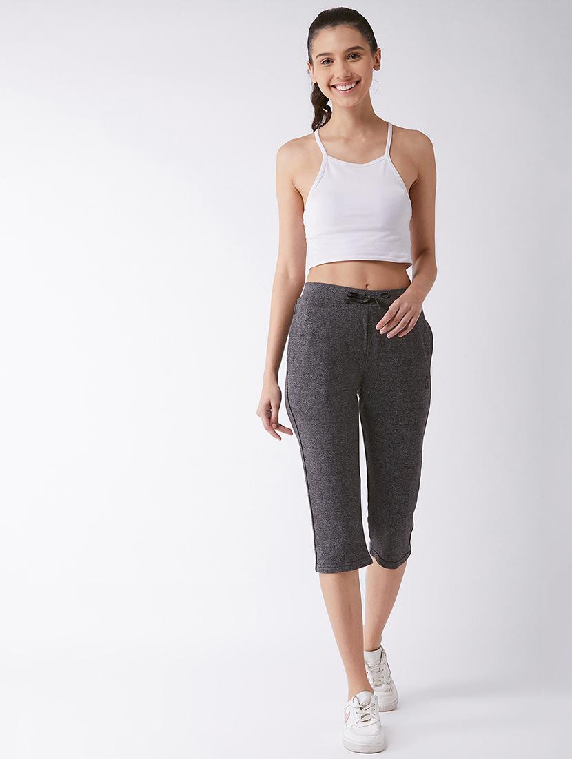 women mid rise solid capri - 20300166 - Standard Image - 4