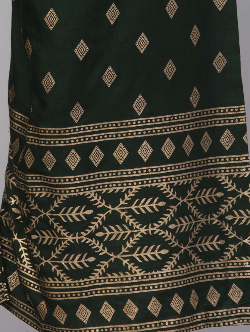 women block print viscose palazzo - 20300604 - Standard Image - 4