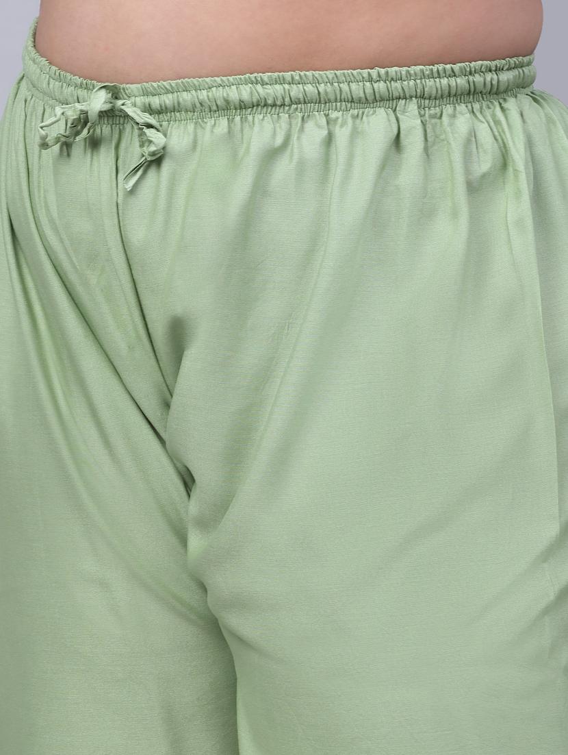 women mid rise solid flared palazzo - 20300669 - Standard Image - 4