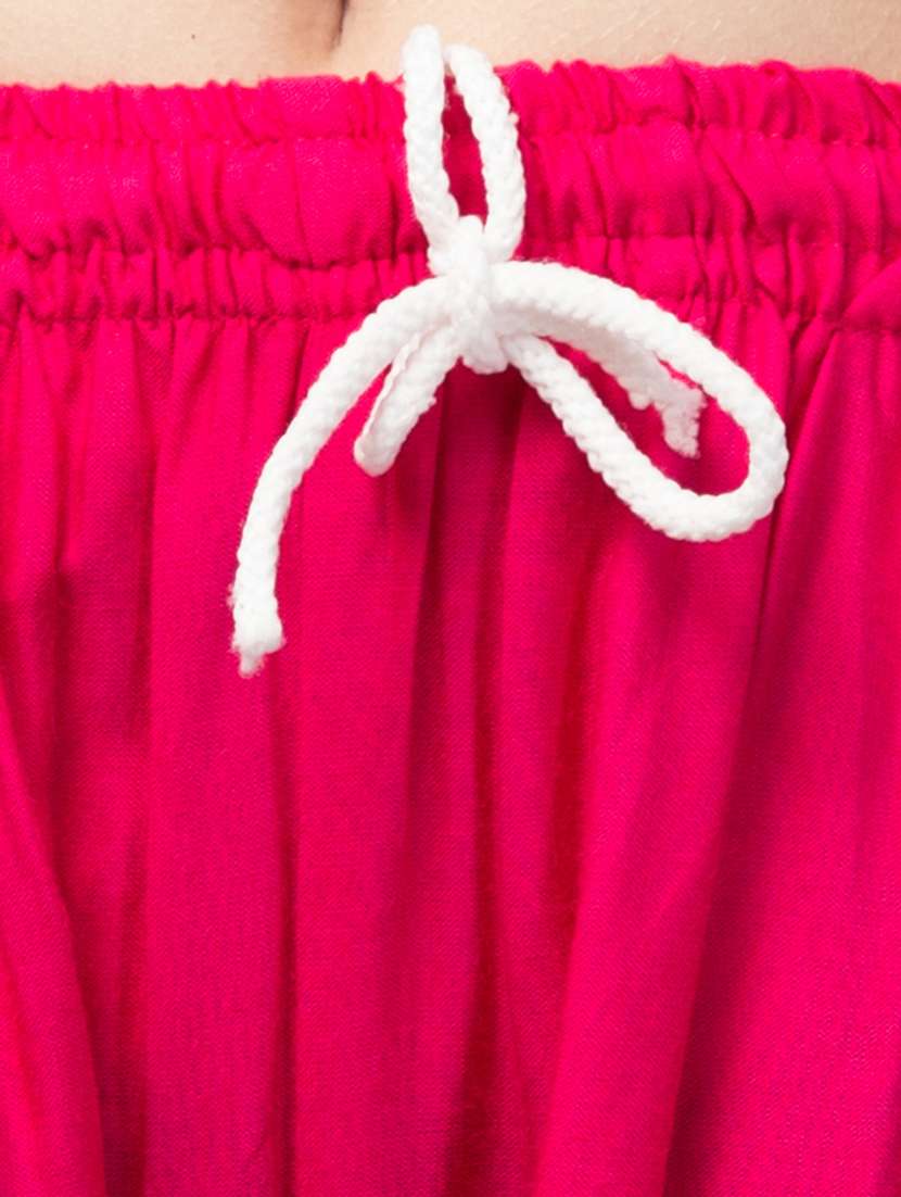 women mid rise solid flared palazzo - 20300698 -  Standard Image - 4