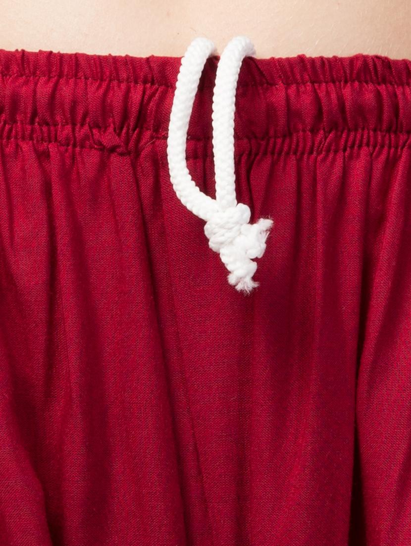 women mid rise solid flared palazzo - 20300702 - Standard Image - 4