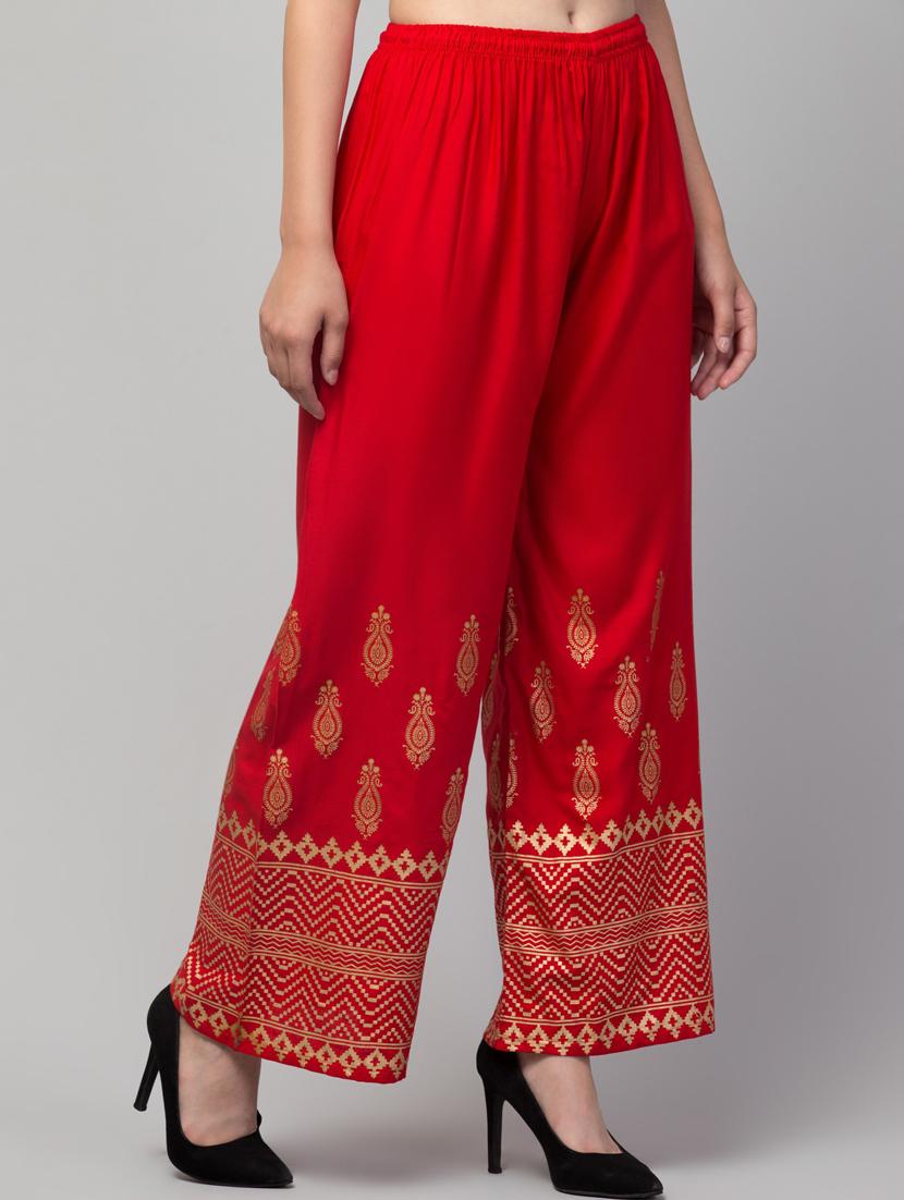 set of 2 bottom placement print palazzo - 20300718 - Standard Image - 6