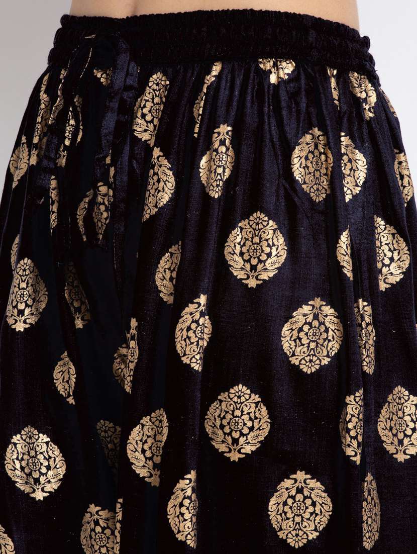 women floral print viscose palazzo - 20300723 -  Standard Image - 4