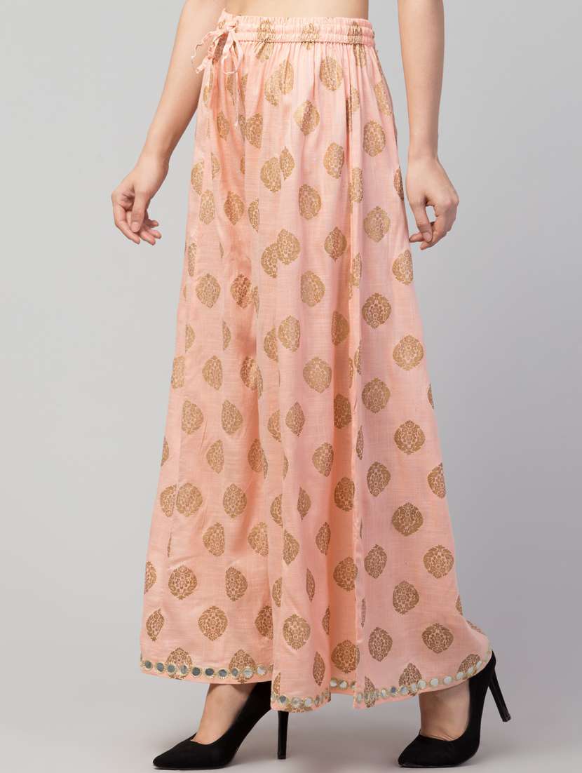 women floral print viscose palazzo - 20300740 -  Standard Image - 1