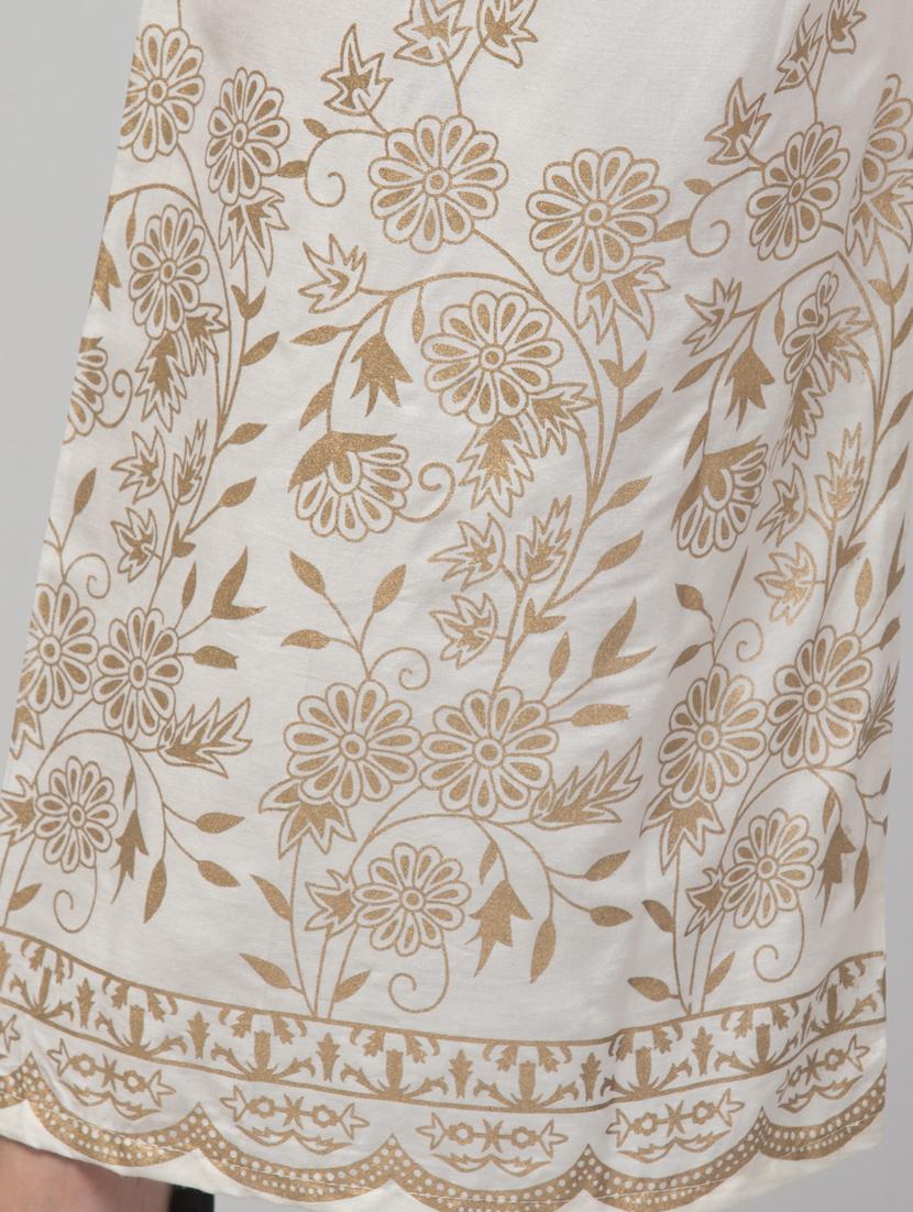 off white bottom placement print palazzo - 20300753 - Standard Image - 4