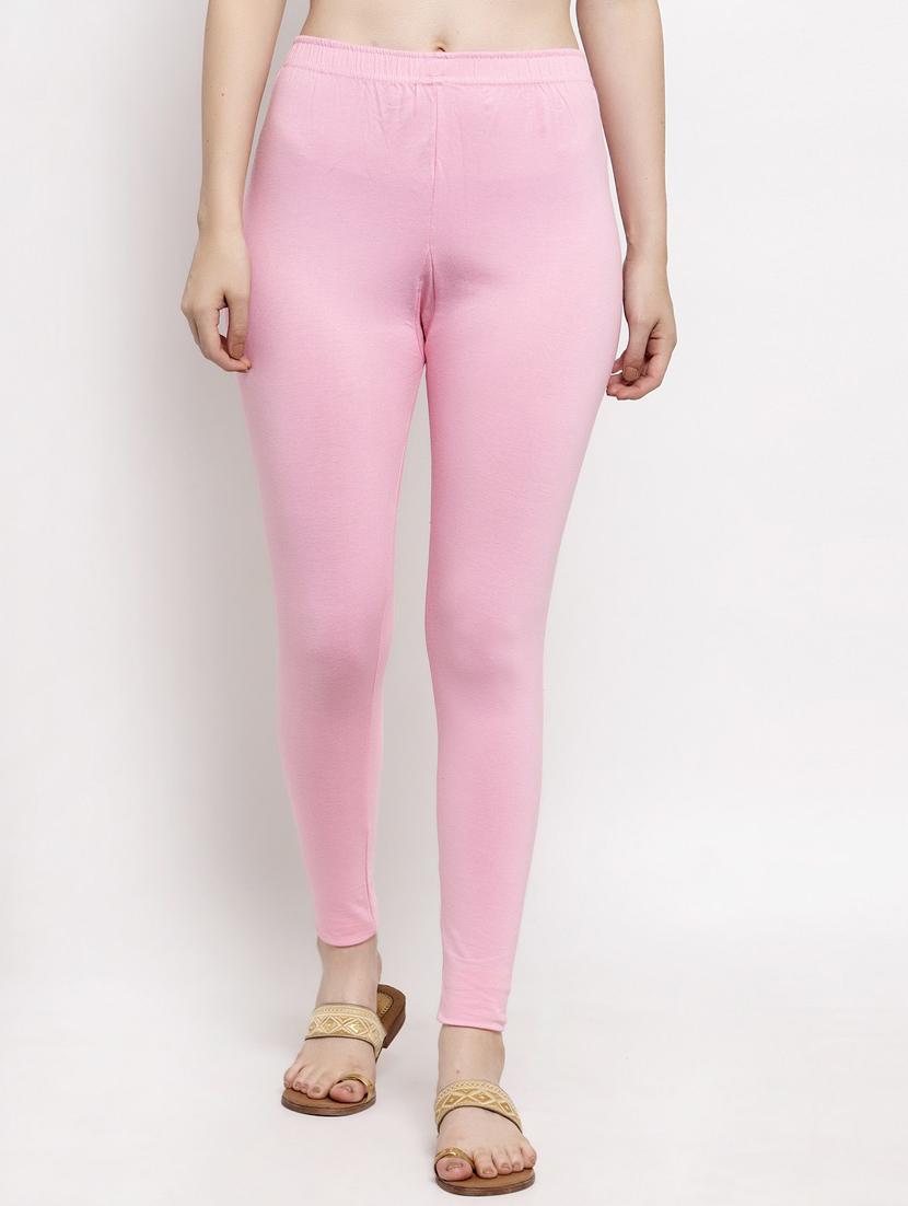 women pack of 3 solid leggings - 20300827 -  Standard Image - 1