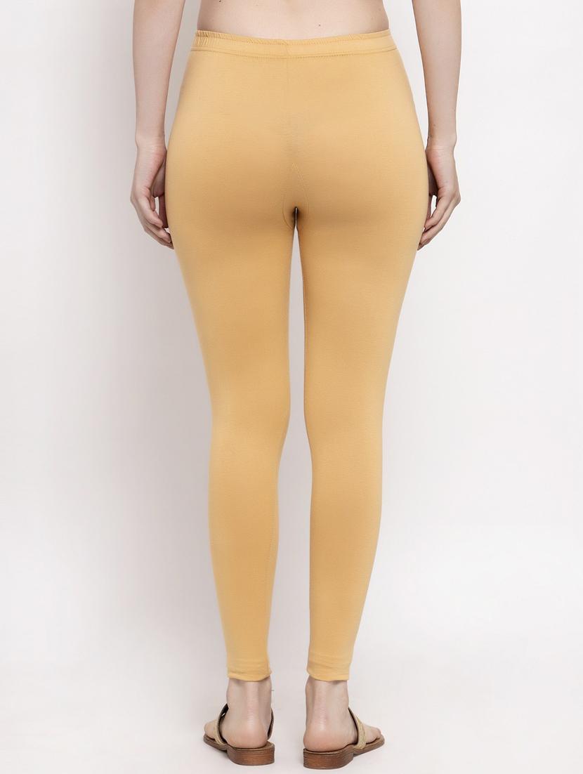 women pack of 3 solid leggings - 20300839 - Standard Image - 4