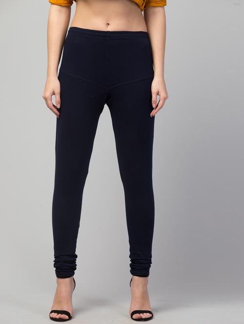 women mid rise solid legging - 20300850 - Standard Image - 0