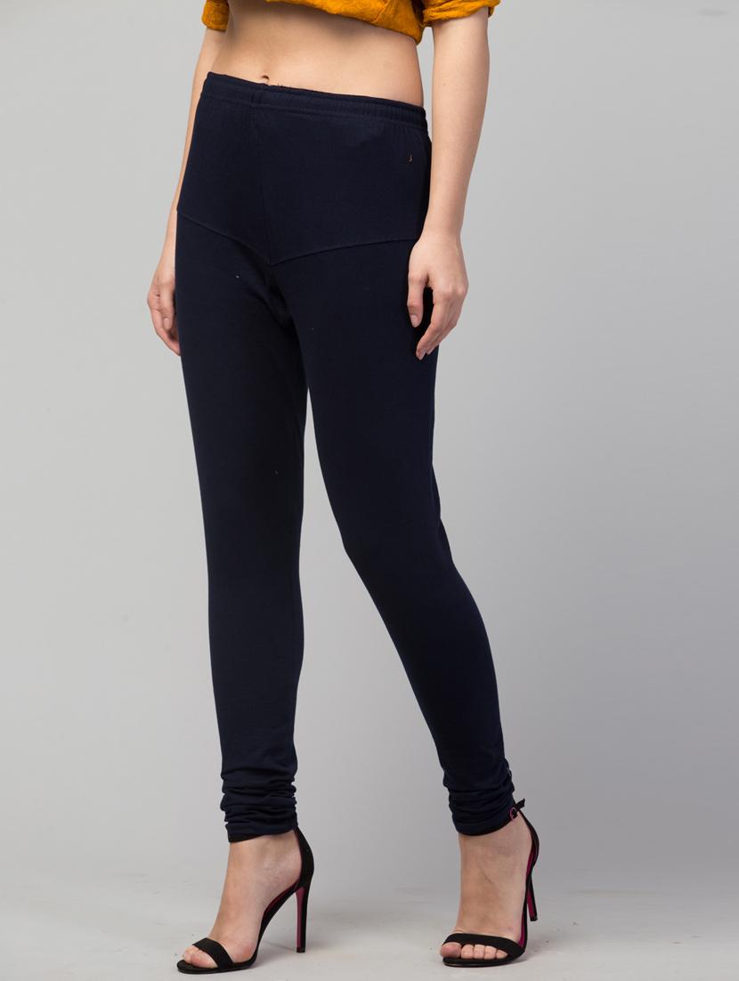 women mid rise solid legging - 20300850 - Standard Image - 1