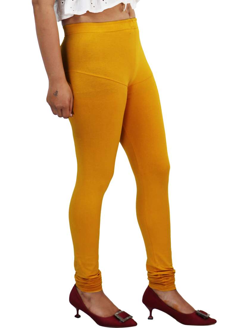 women mid rise solid legging - 20300856 -  Standard Image - 1