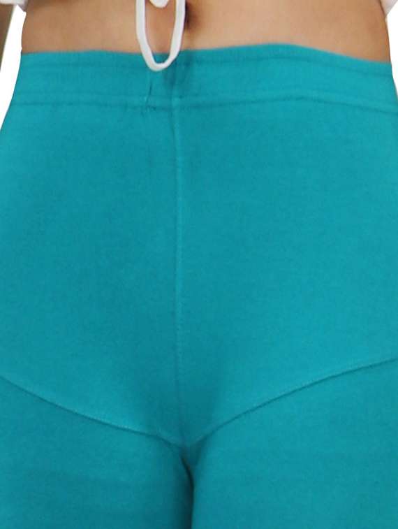 women mid rise solid legging - 20300857 - Standard Image - 4