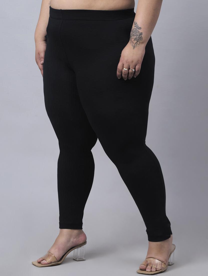 women mid rise solid flat front trouser - 20301408 - Standard Image - 1