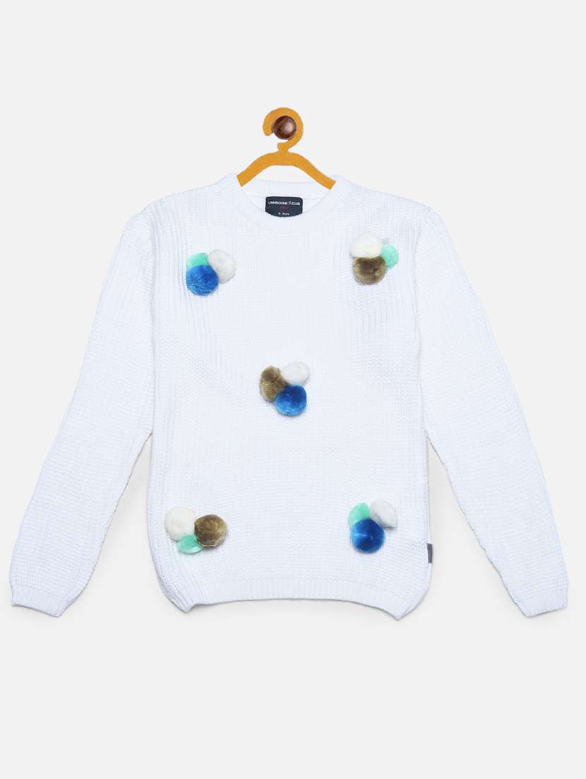 girls embellished pullover