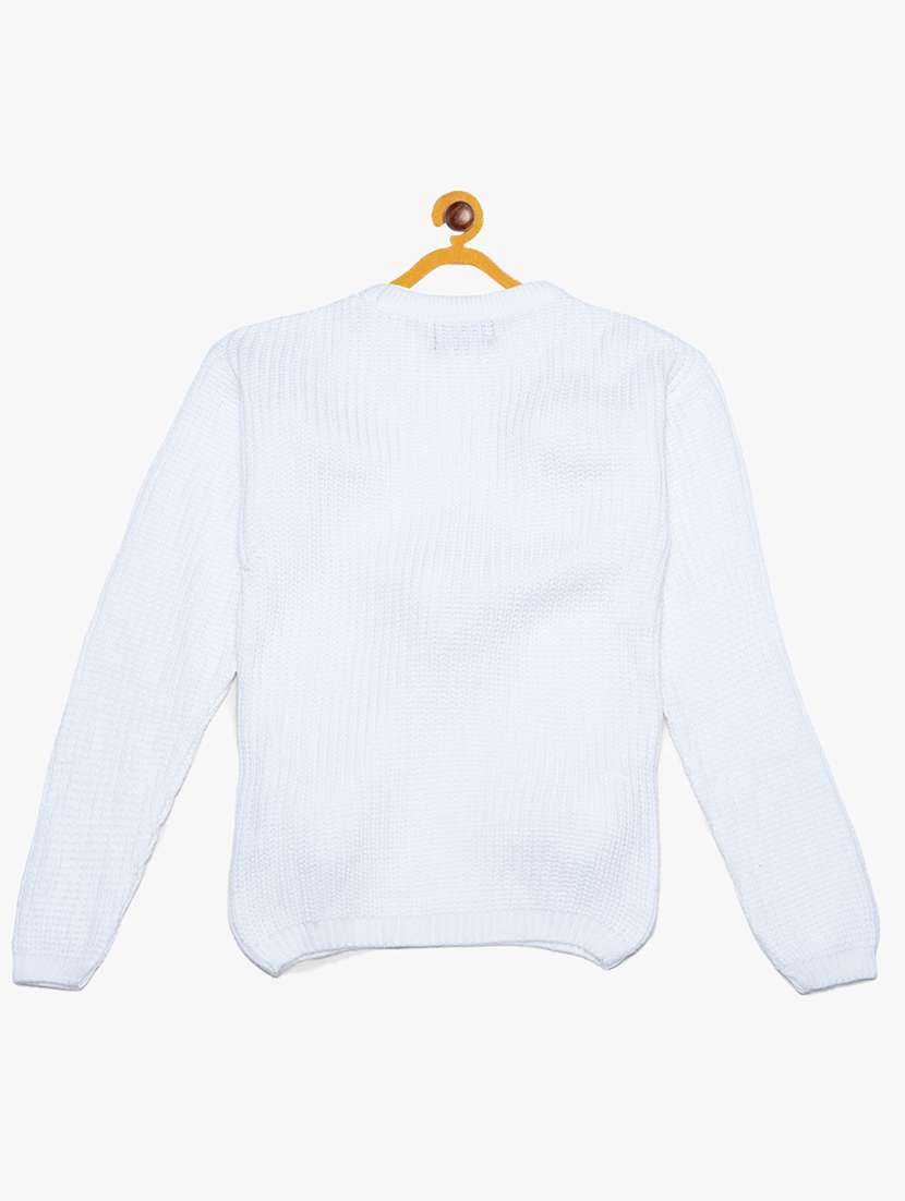 girls embellished pullover - 20301421 -  Standard Image - 1