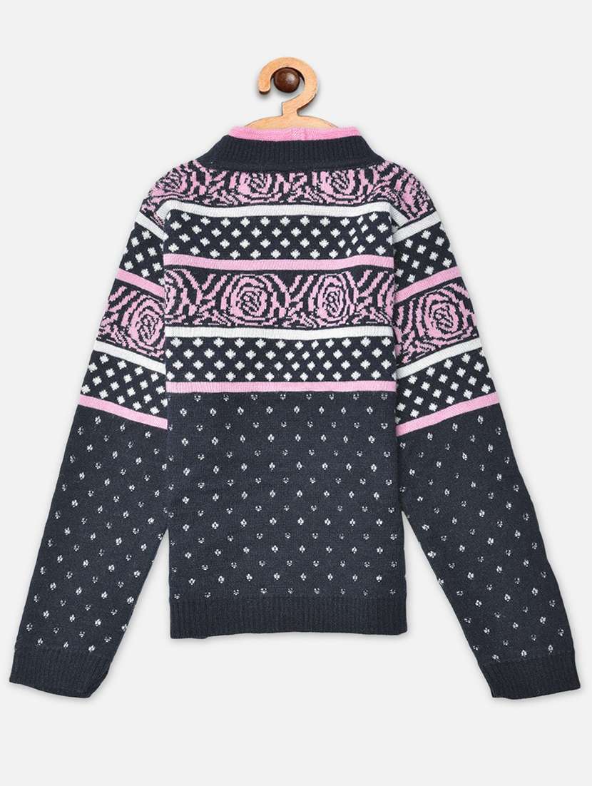 girls printed pullover - 20301766 - Standard Image - 1