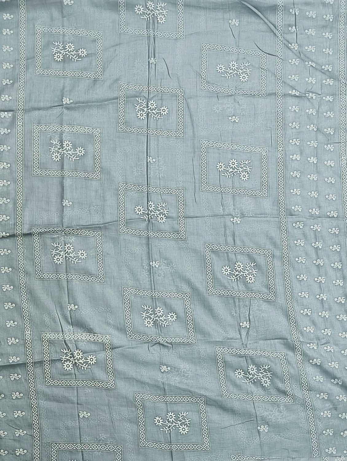 floral print cotton unstitched suit set - 20305403 -  Standard Image - 1