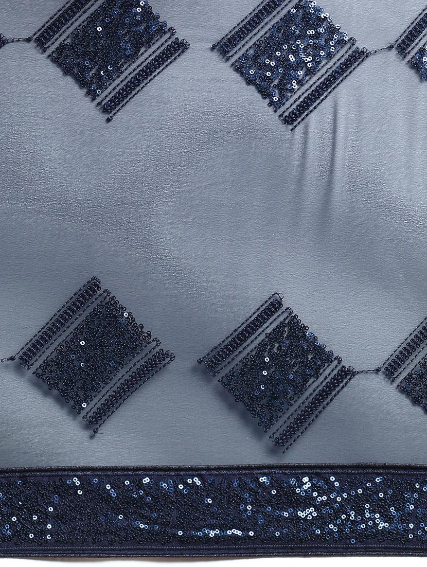 women's embellished saree with blouse - 20305476 - Standard Image - 4