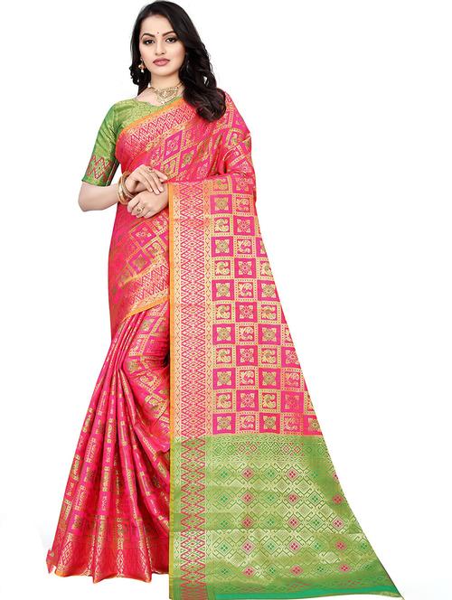 women's banarasi saree with blouse - 20305959 -  Standard Image - 0