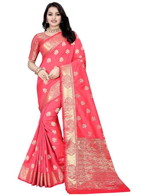 women's banarasi saree with blouse - 20306050 -  Standard Image - 0