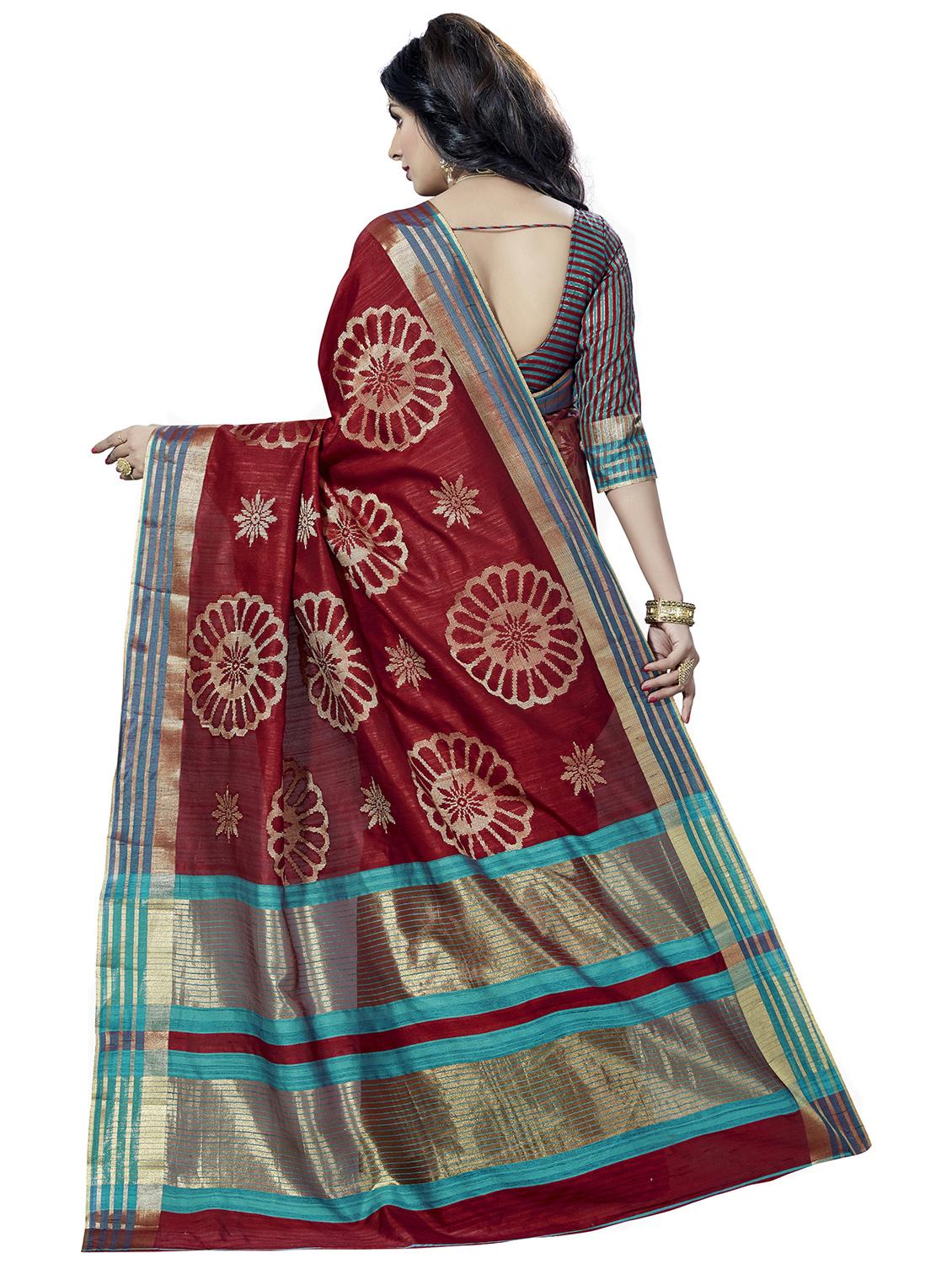 women's banarasi saree with blouse - 20306051 -  Standard Image - 1