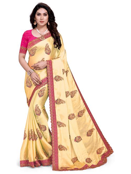 women's embroidered saree with blouse - 20306111 -  Standard Image - 0