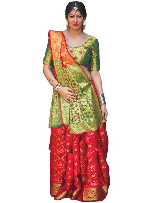 multi colored patola  saree with blouse - 20306190 -  Standard Image - 0