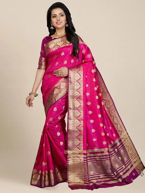 women's banarasi saree with blouse - 20306421 -  Standard Image - 0
