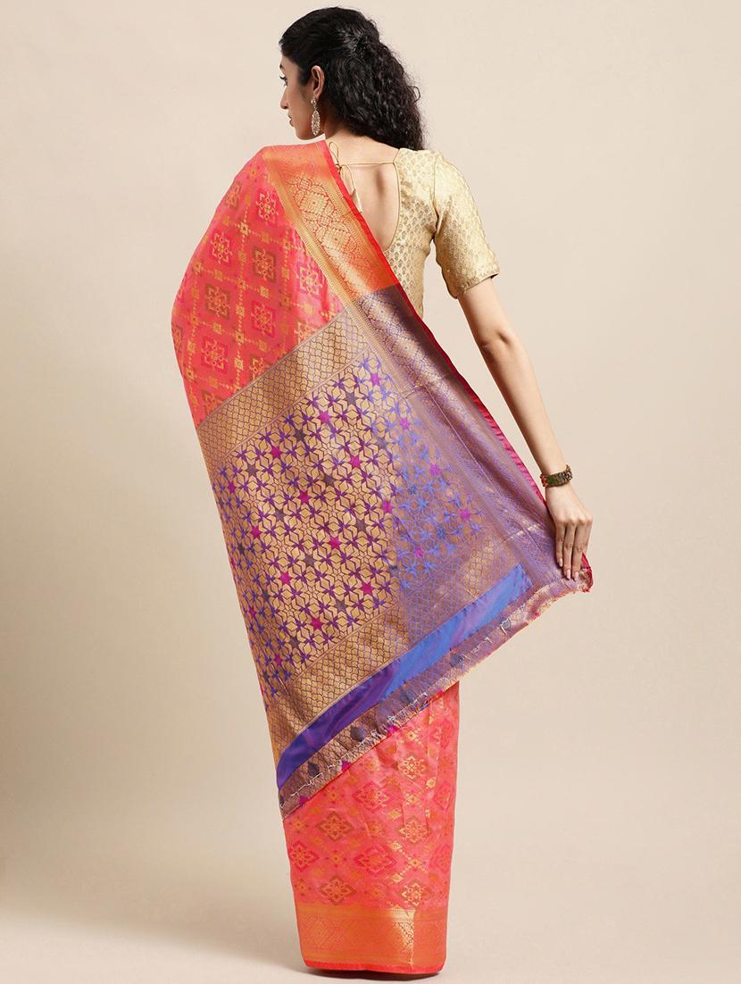women's banarasi saree with blouse - 20306621 -  Standard Image - 1