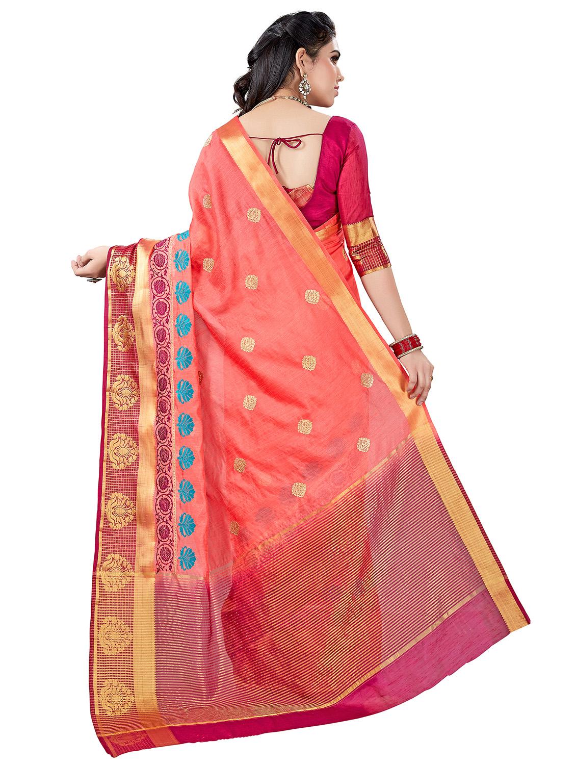 women's banarasi saree with blouse - 20306715 -  Standard Image - 1