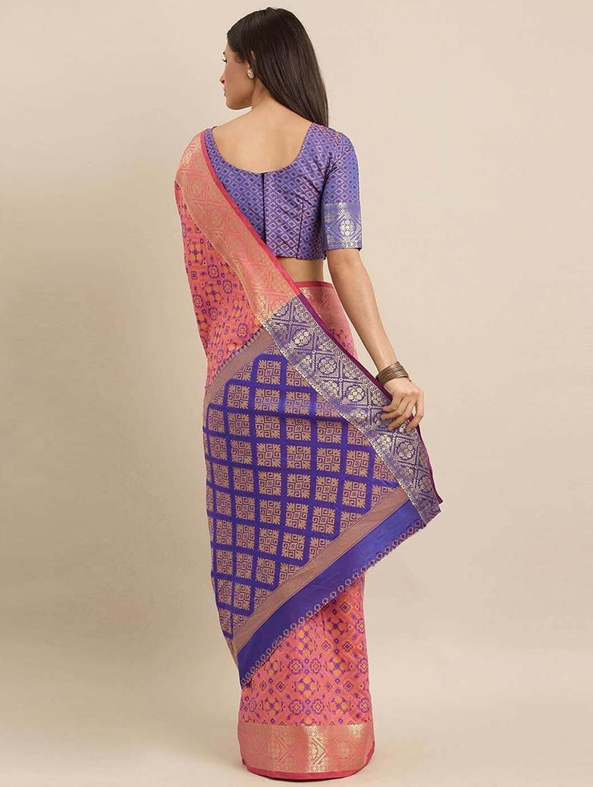 women's banarasi saree with blouse - 20306775 -  Standard Image - 1