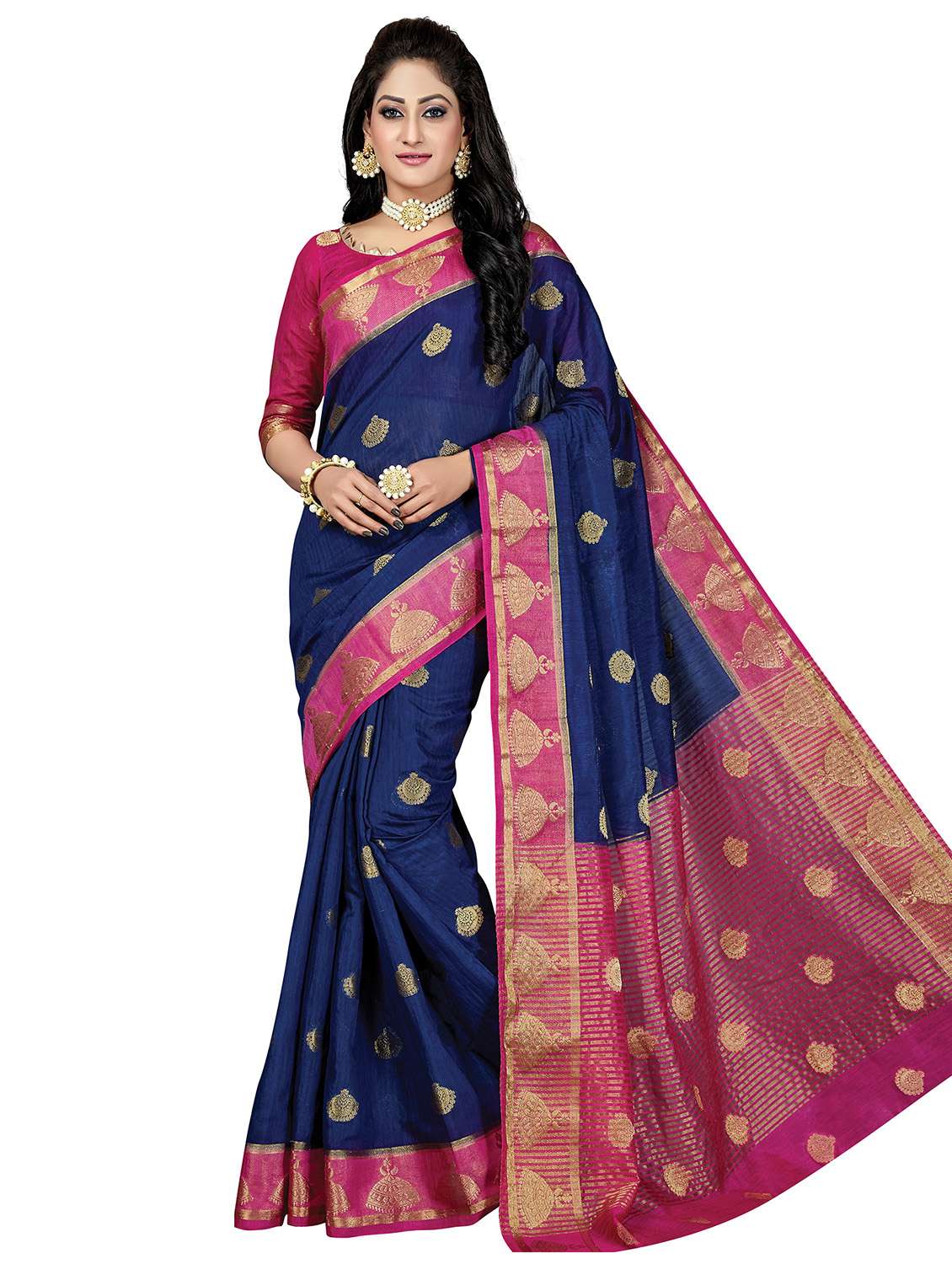 women's banarasi saree with blouse