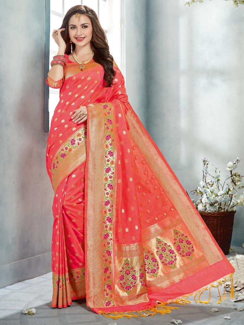 women's banarasi saree with blouse - 20307017 - Zoom Image - 0
