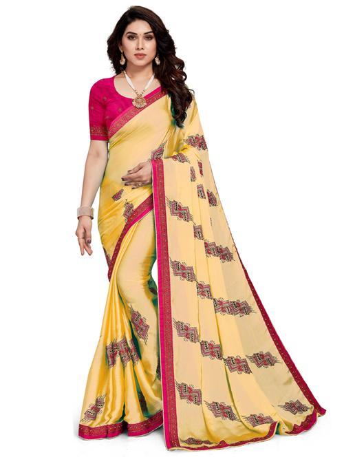 women's embroidered saree with blouse - 20307107 -  Standard Image - 0