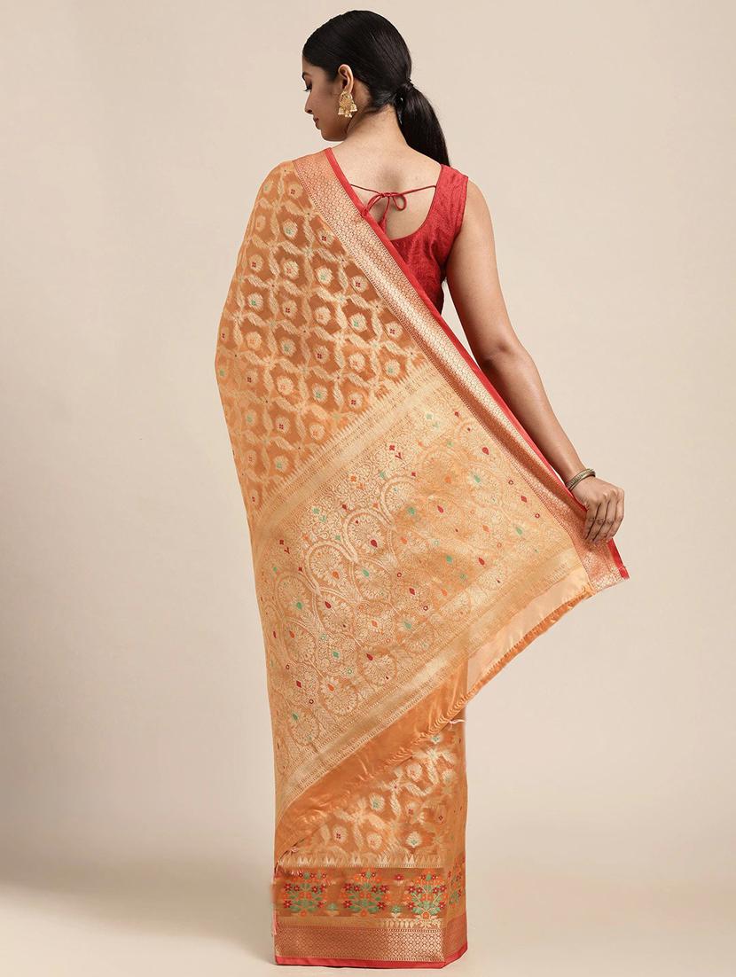 women's banarasi saree with blouse - 20307153 -  Standard Image - 1