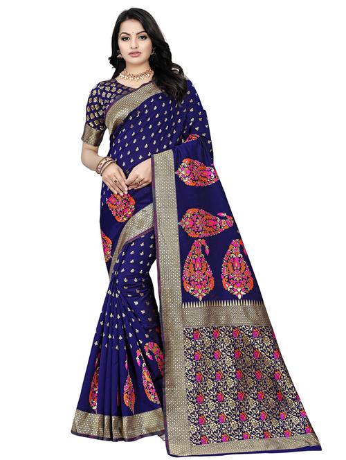 women's banarasi saree with blouse - 20307192 -  Standard Image - 0