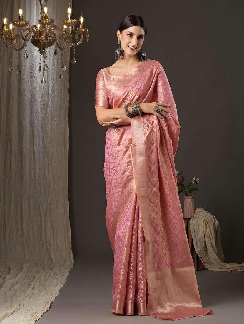 women's banarasi saree with blouse