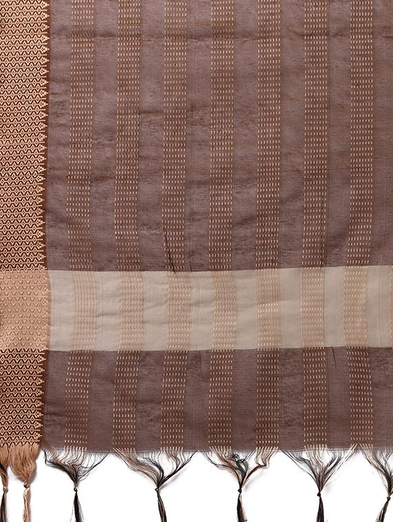 brown colored kurta pant set - 20308108 - Standard Image - 4