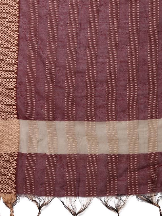 maroon colored kurta pant set - 20308109 - Standard Image - 4