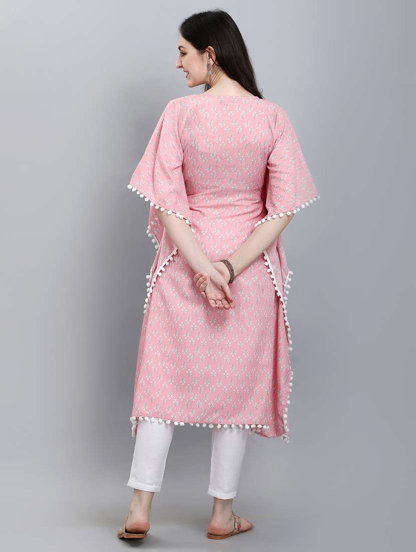 pink colored kaftan set - 20308110 - Standard Image - 1