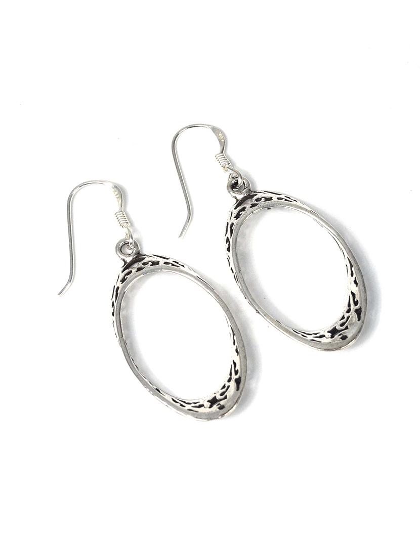 women silver hoop earrings - 20309124 - Zoom Image - 0